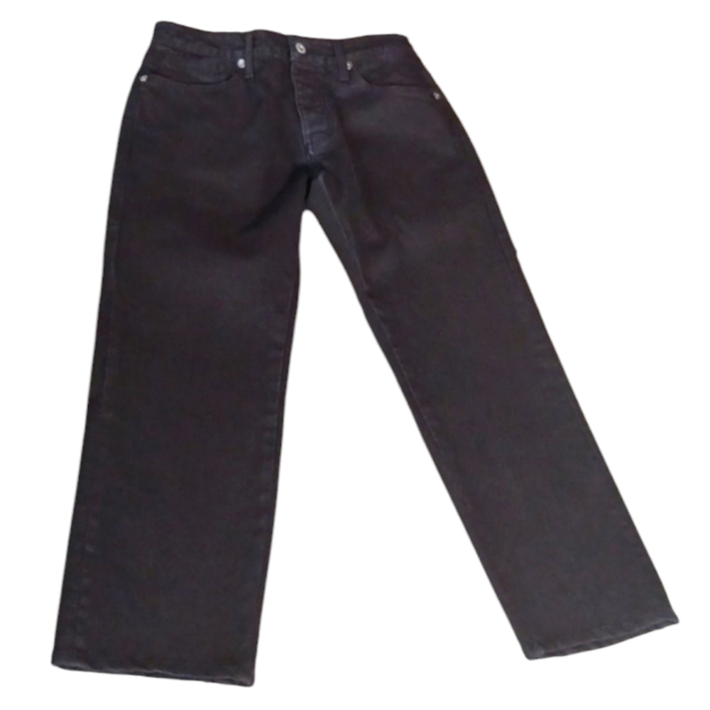 Antik Authentic Denim Straight leg Black Jeans-Vintage, 32, Black. - Picture 7 of 8